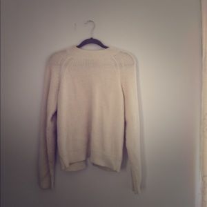 Sweater with open back